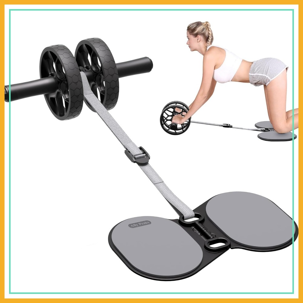 Ab Roller Wheel - Ab Roller Wheel with Adjustable Resistance,