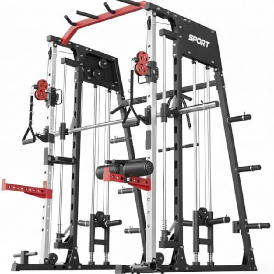Home Gym Cable Machine - Smith Machine Home Gym All in