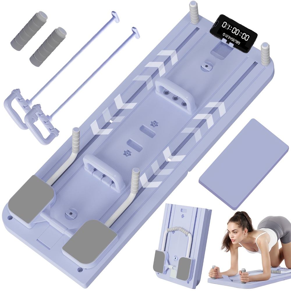 Ab Roller Wheel - Multifunctional Foldable Pilates Board Home Abdominal