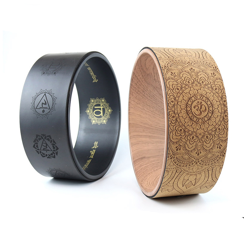 Home Gym Tools - Wooden Yoga Circles Soft Wood Made
