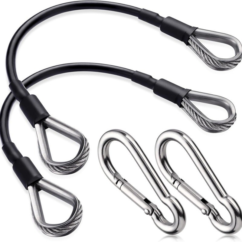 Home Gym Tools - 1/2Pcs 25cm Gym Cable Extension Compatible