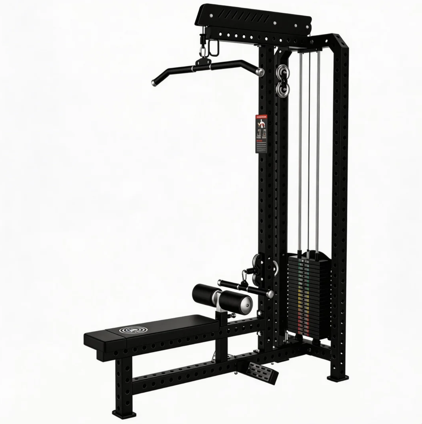 Commercial Lat Pulldown & Seat - Home Gym Cable Machine recension och pris