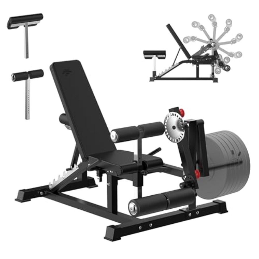 Adjustable Weight Bench with L - Home Gym Hip Thrust Machine recension och pris
