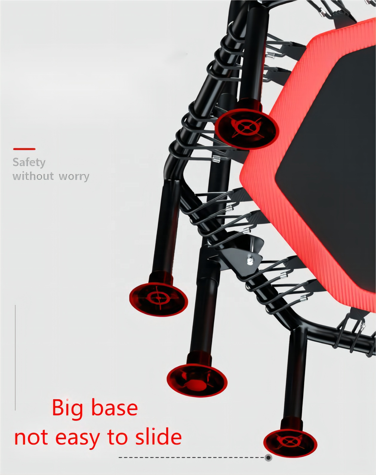 Trampoline with Adjustable Han - Fitness Home Gym Equipment recension och pris