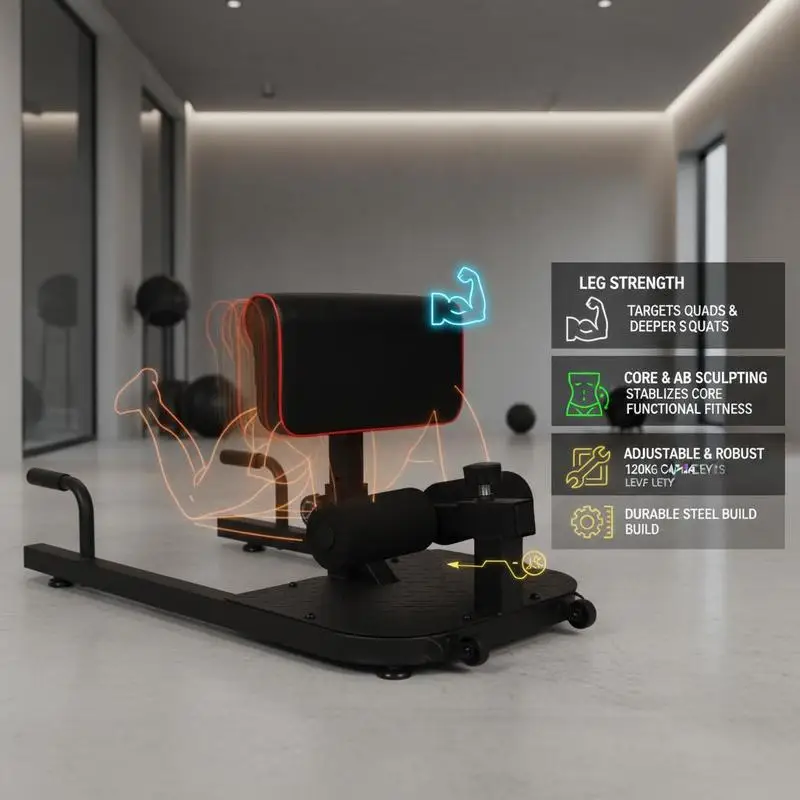 Squat Machine with Push Up Sta - Home Gym Hip Thrust Machine recension och pris