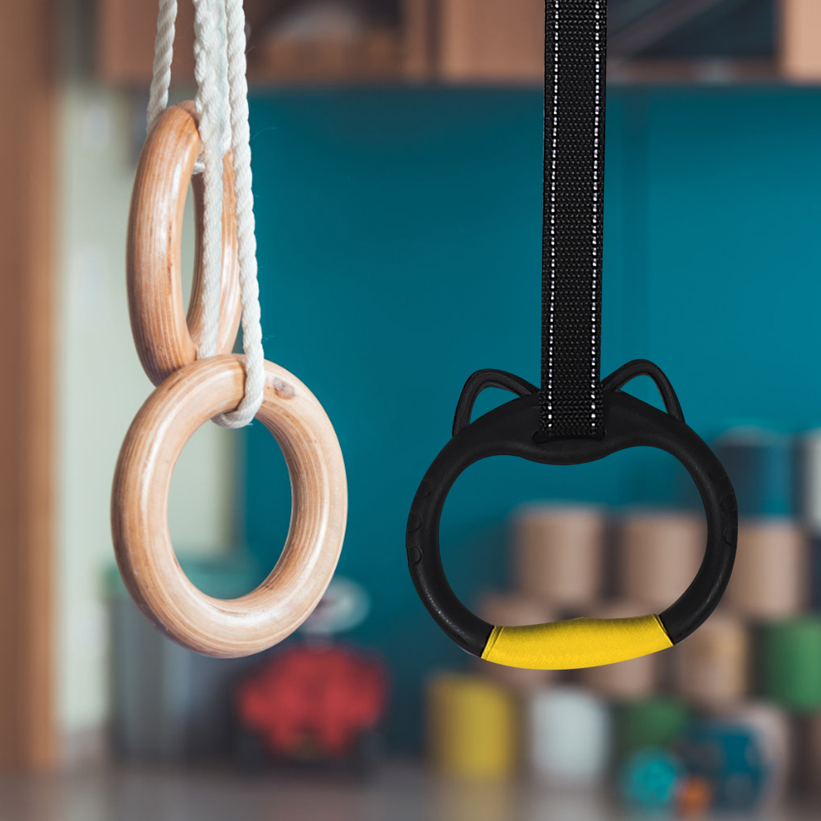 1 set 1 Set Gymnastics Rings F - Home Gym Tools recension och pris