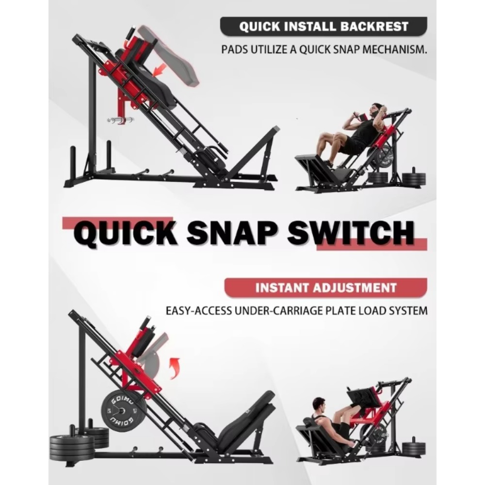 3-in-1 Leg Press Hack Squat Ma - Home Gym Quad recension och pris