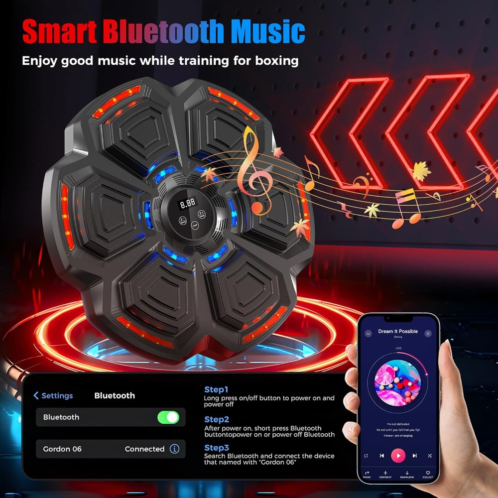 Smart Boxing Pad Trainer, Wall - Fitness Home Gym Equipment recension och pris