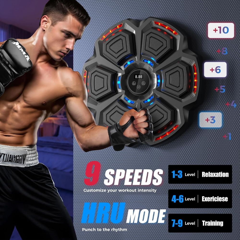 Smart Boxing Pad Trainer, Wall - Fitness Home Gym Equipment recension och pris