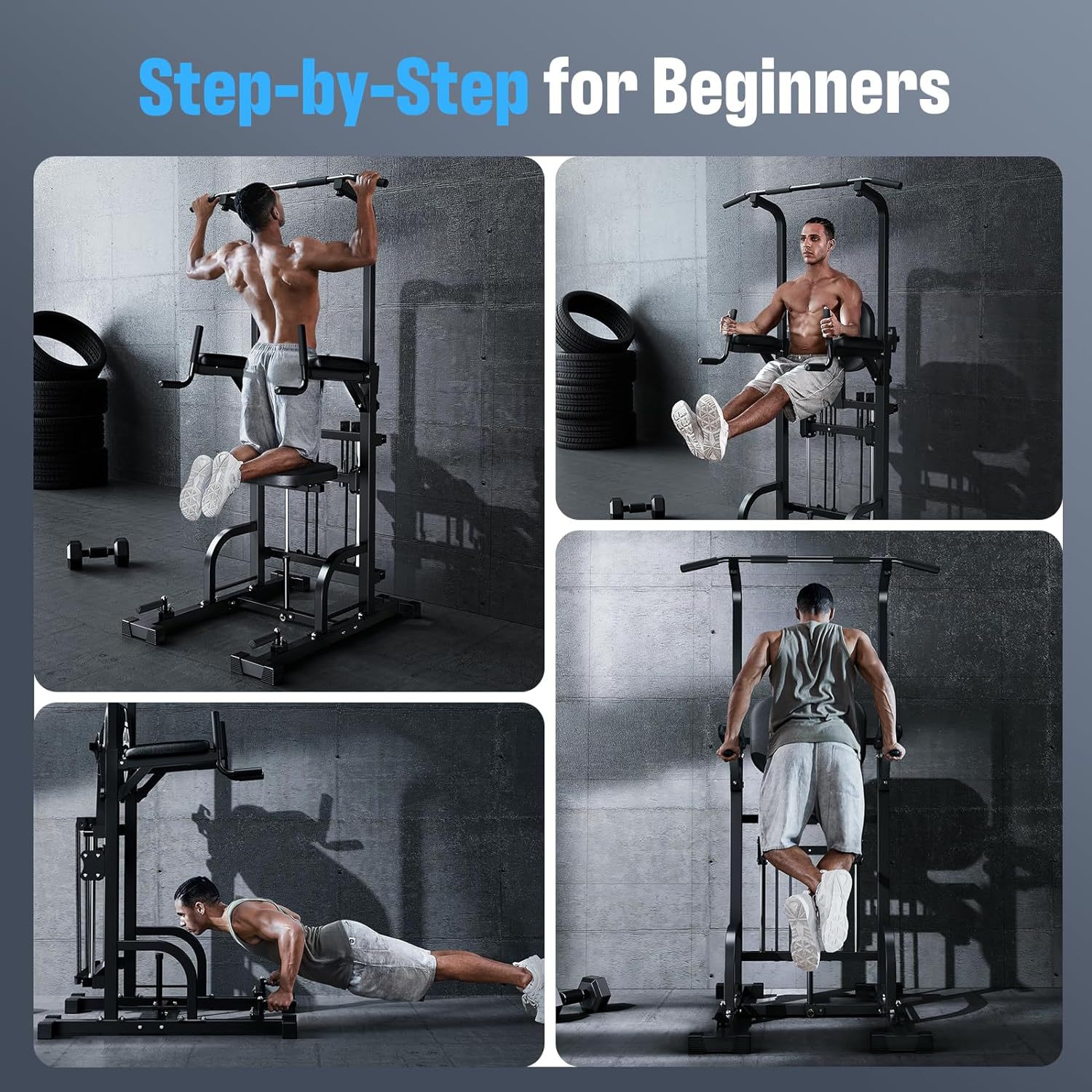 Power Tower Pull-Up Dip Statio - Home Gym Tools recension och pris
