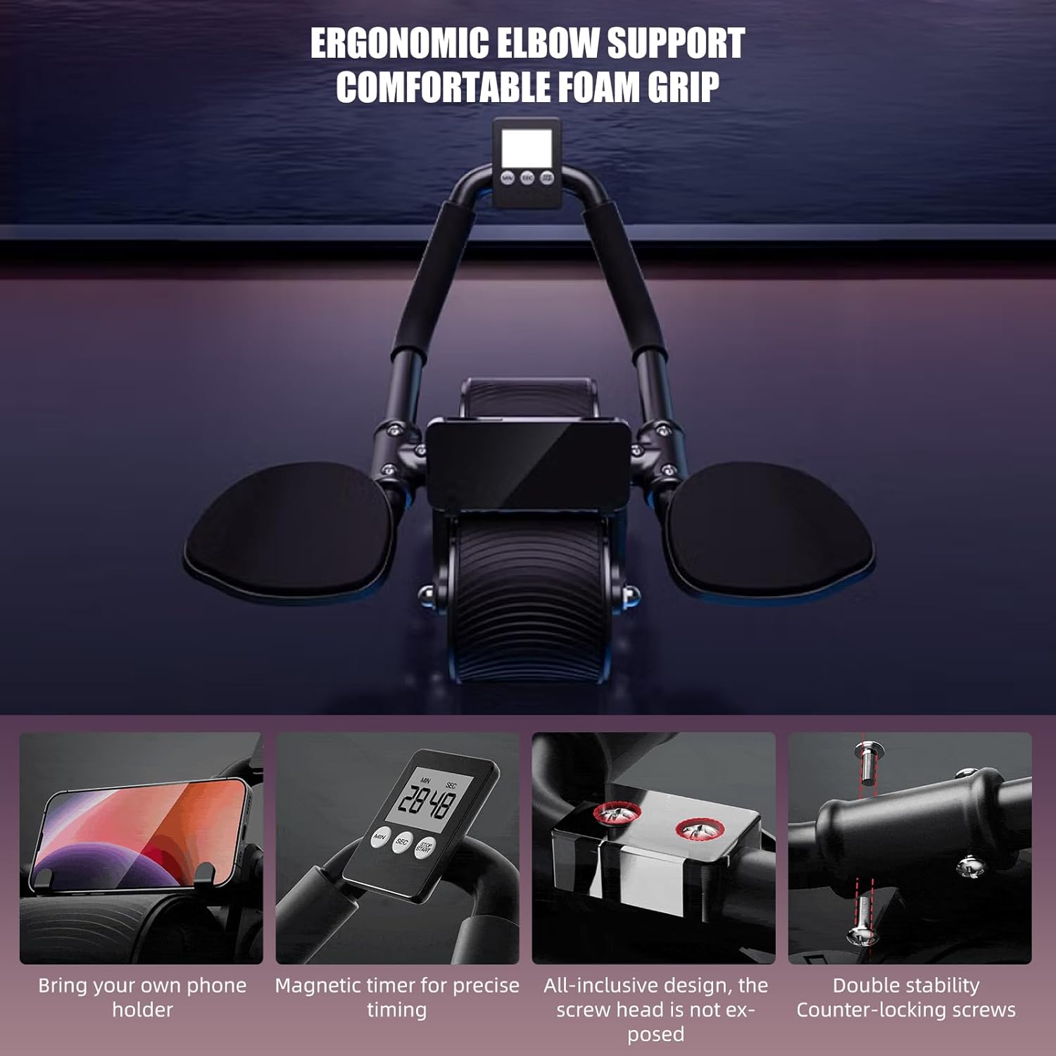 Ab Roller Wheel with Elbow Sup - Ab Roller Wheel recension och pris