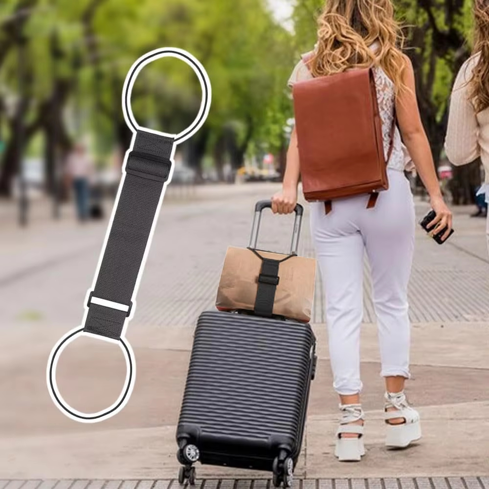2PCS Adjustable Elastic Luggag - Resistance Band Heavy recension och pris