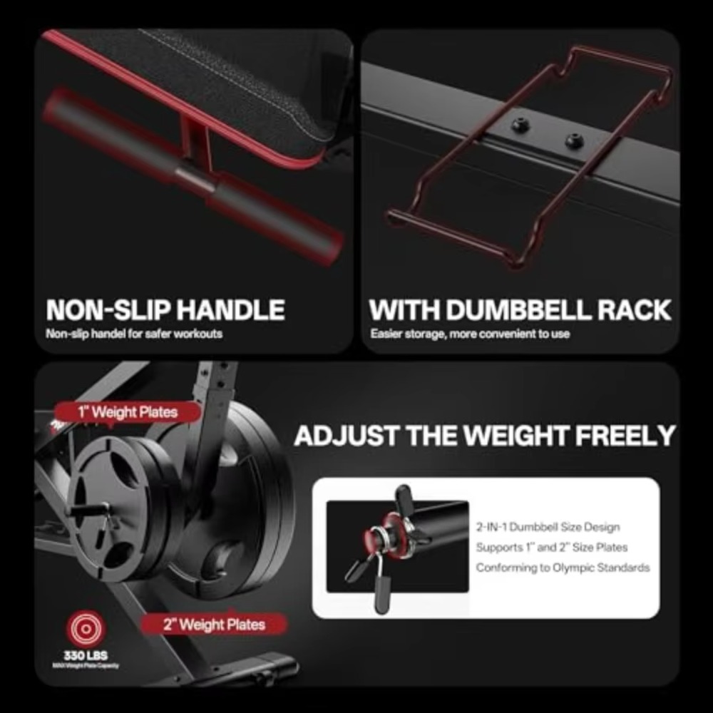 Heavy Duty Leg Press Machine H - Home Gym Quad recension och pris