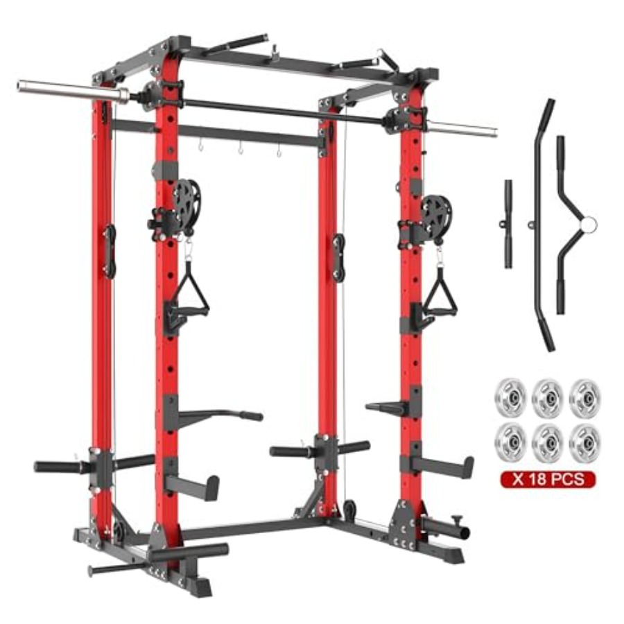 Smith Machine 5 in 1 Heavy-Dut - Home Gym Cable Machine recension och pris