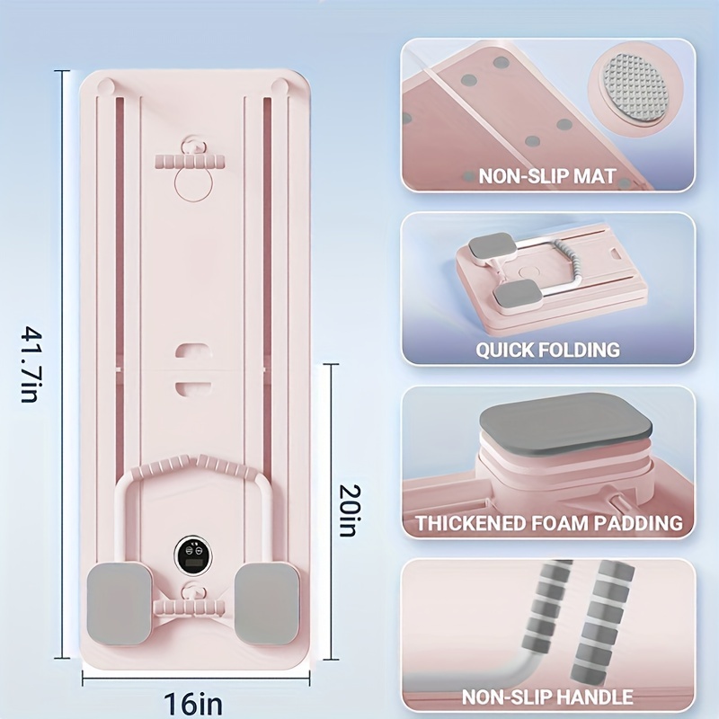 Multifunctional Foldable Pilat - Ab Roller Wheel recension och pris