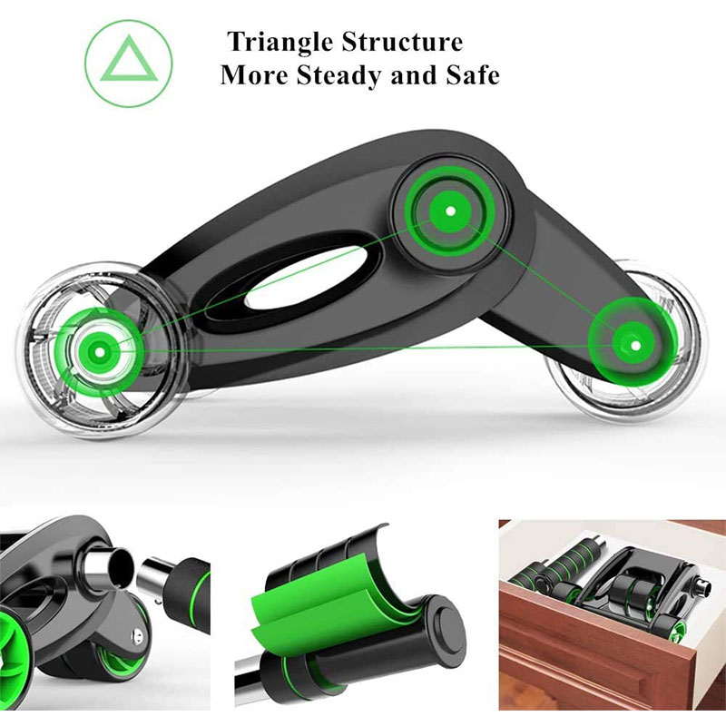 Folding Abs Workout Ab Roller  - Ab Roller Wheel recension och pris
