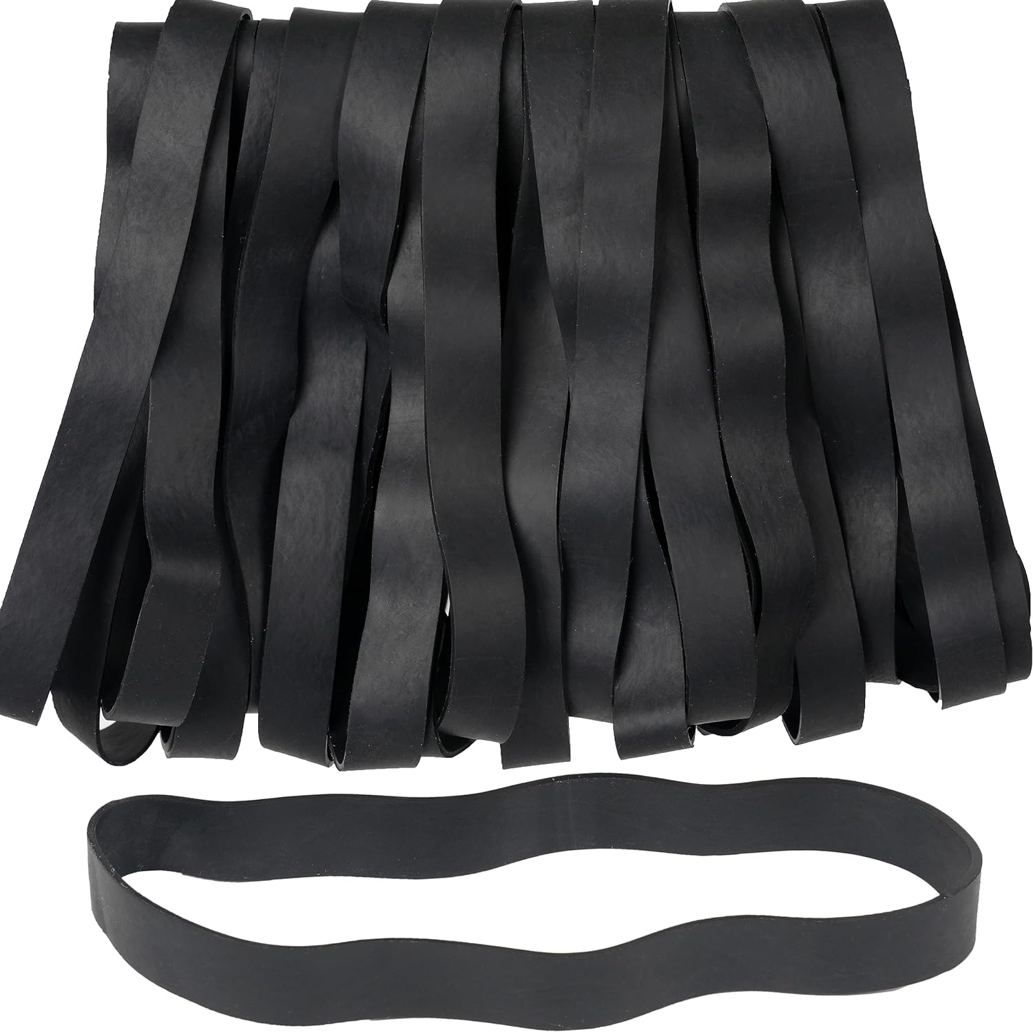Wide 20mm Black Elastic Rubber - Resistance Band Heavy recension och pris