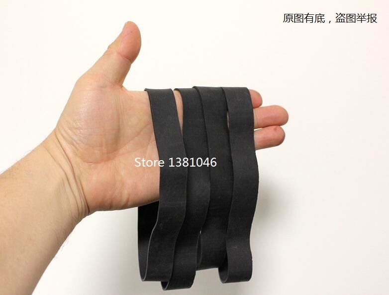 Wide 20mm Black Elastic Rubber - Resistance Band Heavy recension och pris