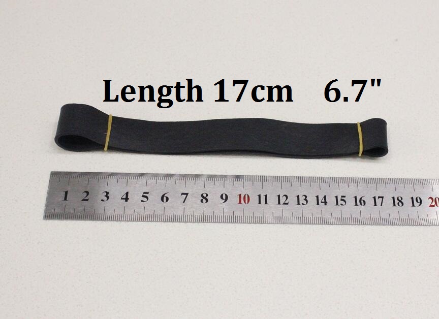 Wide 20mm Black Elastic Rubber - Resistance Band Heavy recension och pris