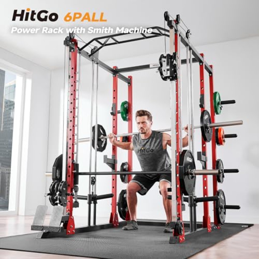 All-in-One Power Rack with Smi - Home Gym Cable Machine recension och pris