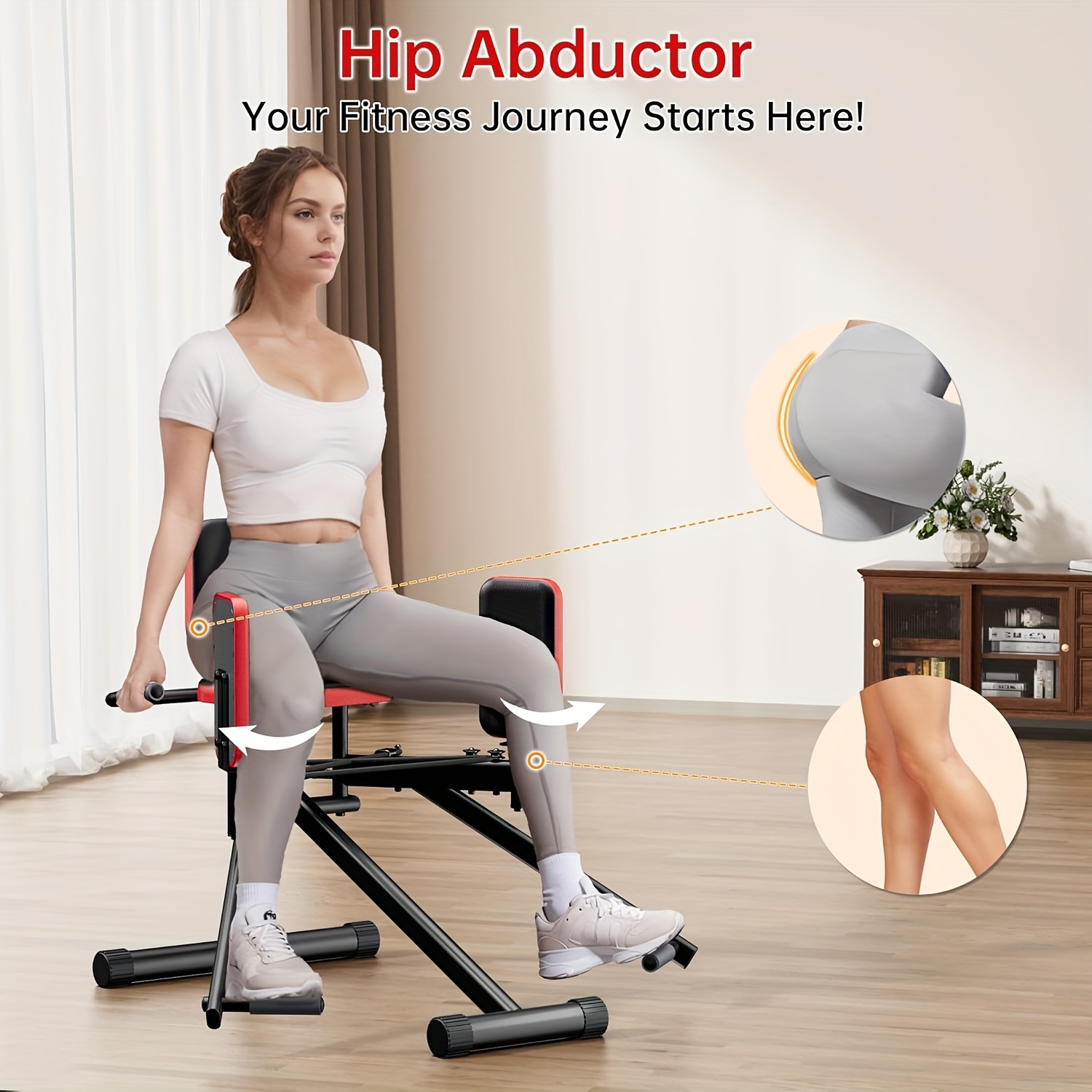 Hip Abduction Trainer for Home - Fitness Home Gym Equipment recension och pris