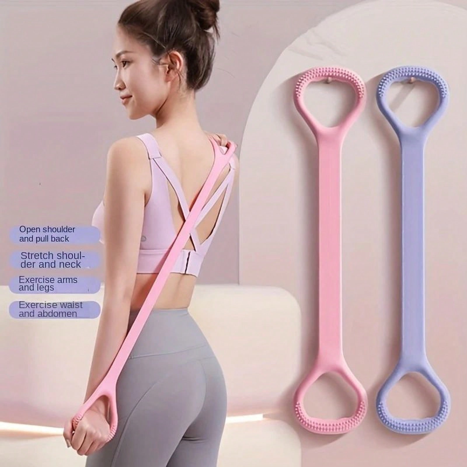 1pc Elastic Resistance Bands F - Home Gym Manual recension och pris