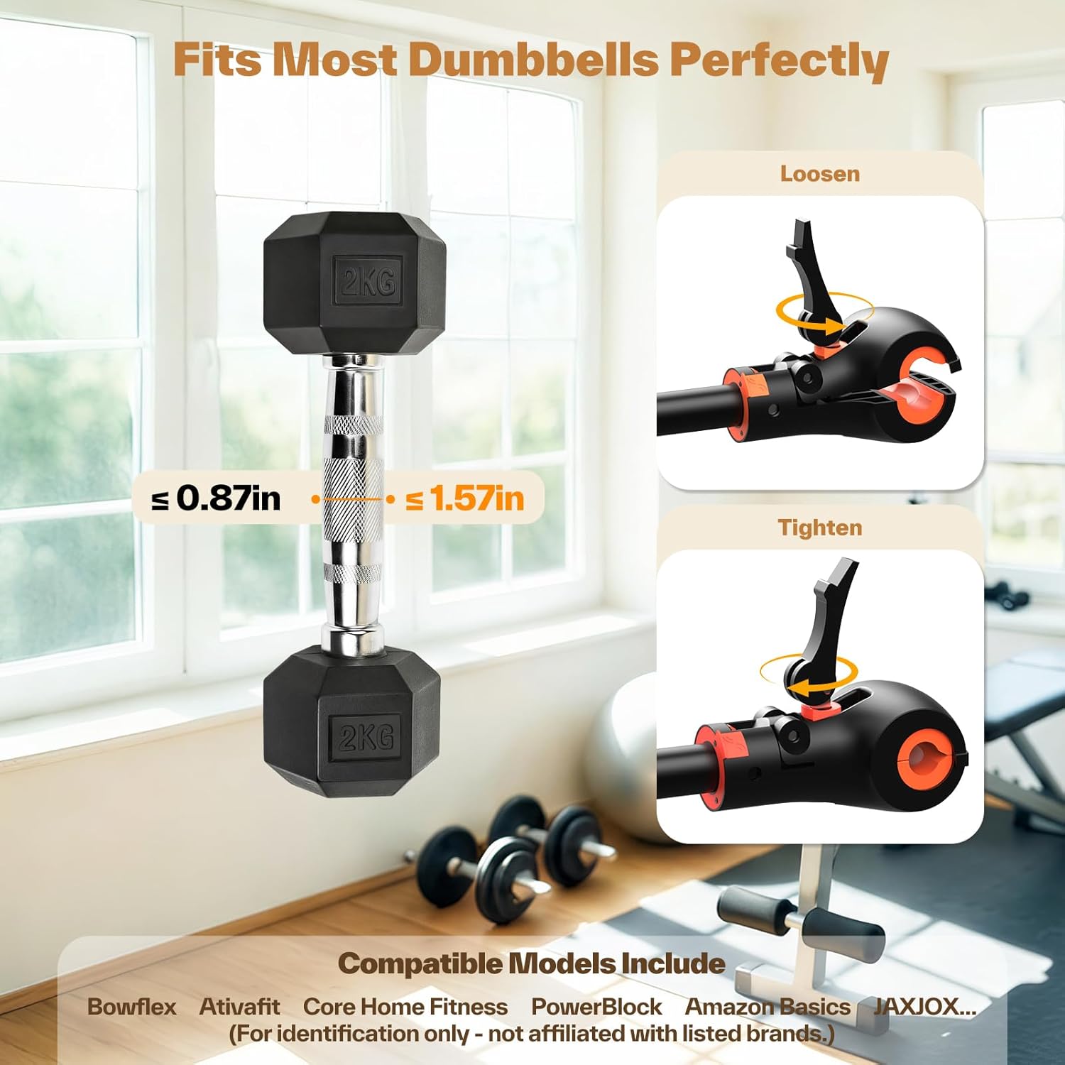 Home Gym - Heavy-Duty Dumbbell - Home Gym Tools recension och pris