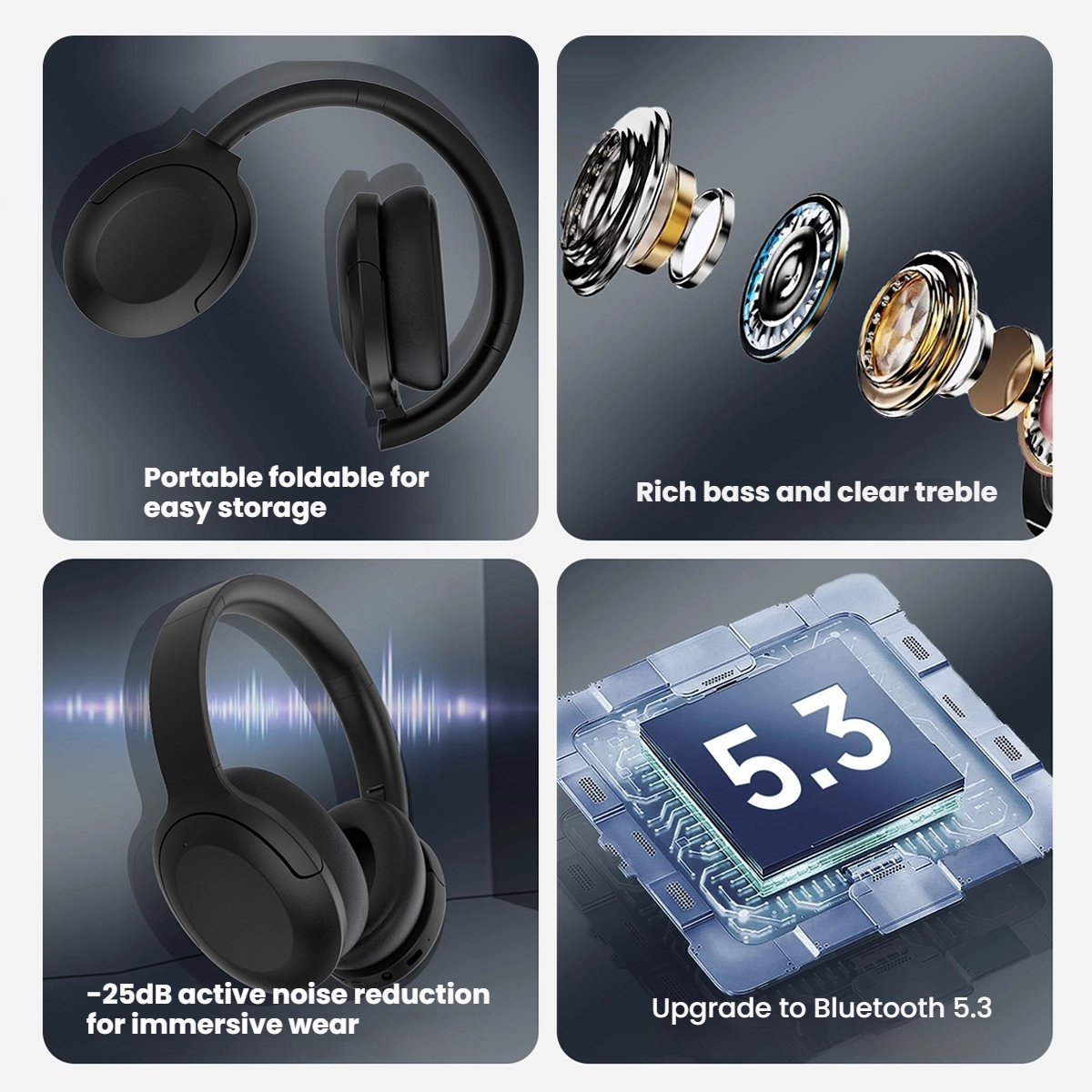 Noise Cancelling Headphones Wi - Home Gym Manual recension och pris
