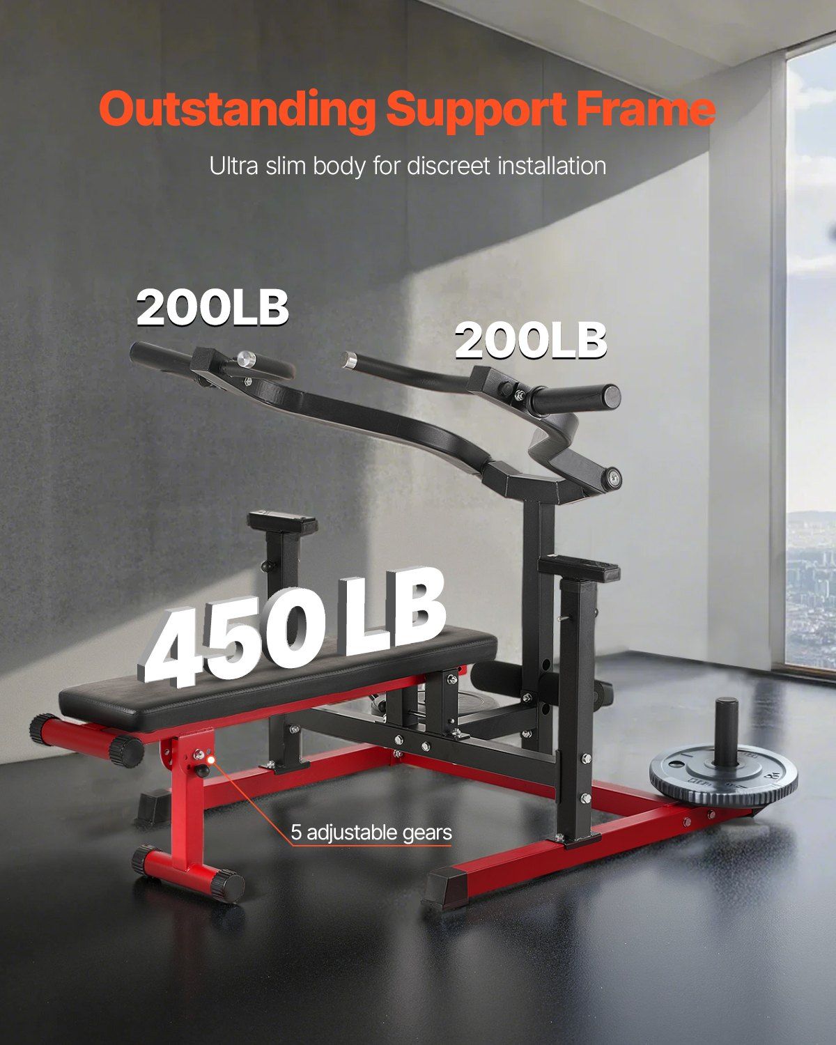 Chest Press Machine, 450 LBS B - Fitness Home Gym Equipment recension och pris