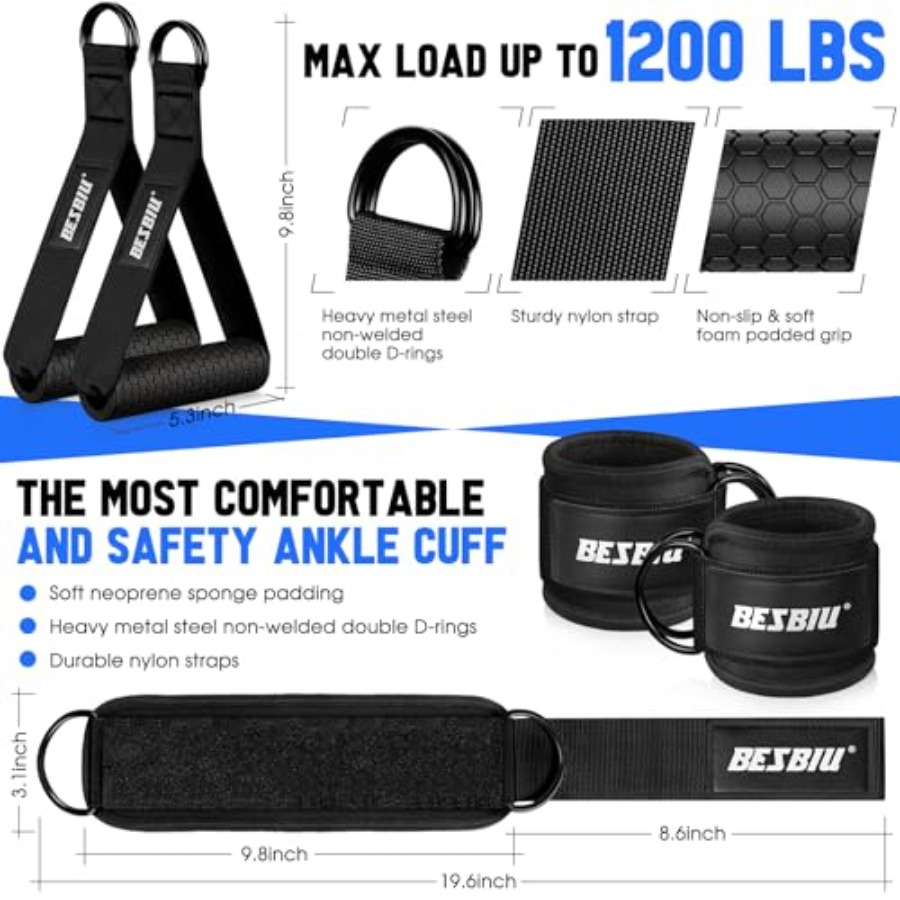 Home gym workout bands for str - Resistance Band Heavy recension och pris